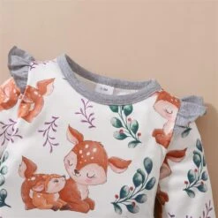 Infantile Garçon Vêtements D'hiver De Noël Infantile Nouveau-né Bébé Garçons Filles À Manches Longues Mignon Bande Dessinée Impression Patchwork Romper Combinaison (Pink, 12-18 Mois) -Rose Magasin 71S23eNLu1L. AC SL1500