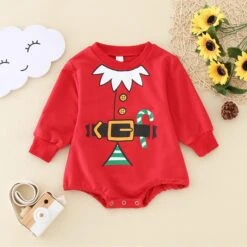 Sfdgfhyf Sportwear Set Pour Enfants Nouveau-né Bébé Garçons Filles Coton Automne Noël À Manches Longues Romper Body -Rose Magasin 71Sp3XaibXL. AC UL1500