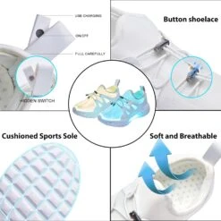 Chaussures LED PYYIQI Fibre Optic Pour Enfants Sneakers De Sport Pour Garçons Filles Chaussures De Danse Clignotantes Pour Festivals, Noël, Halloween, Fête Du Nouvel An Avec Charge USB -Rose Magasin 71T2wqgS8ML. AC UL1500