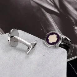 Banemi Personnalisé Manchette Liens Hommes, Élégant Boutons De Manchette Pour Hommes Ensembles Ronds En Acier Inoxydable Pour Dîner De Noël -Rose Magasin 71TCyz7rwDL. AC UL1500