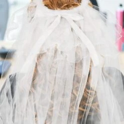 KESYOO 2pcs Veil Flower Headpieces Bandeaux Avec Voile Guirlandes Cheveux Accessoires Ornements De Noël -Rose Magasin 71Tm5wA8kvS. AC SL1500