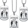 Collier Homme CaleesLLC Nous Les Combattrons Ensemble, à Mon Frère Collier Chien Militaire Tag Pendentif Noël Anniversaire Fête, Lot De 3 -Rose Magasin 71ZjCEnXheL. AC UL1500