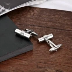 Banemi Boutons De Manchette Personnalisés, Boutons De Manchette En Métal Ensembles Cylindriques En Acier Inoxydable Pour Dîner De Noël 2X0.6CM 9 Banemi Boutons De Manchette Personnalisés, Boutons De Manchette En Métal Ensembles Cylindriques En Acier Inoxydable Pour Dîner De Noël 2X0.6CM -Rose Magasin 71aN750EPQL. AC UL1500