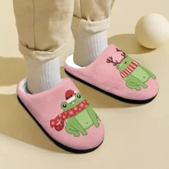 Xpyiqun Chaussons De Noël Enfants Maison Chaussures Taille 9-14.5 Home Slipper Fuzzy Chaud Hiver Chaussure -Rose Magasin 71dhOvUhqYL. AC UL1500