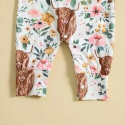 MRAFDGFB Bébé Garçon 12-18 Mois Vêtements Infantile Garçons Filles Sans Manches Bande Dessinée Vache Impressions Pull Romper Noël Bébé -Rose Magasin 71eUKu3sXaL. AC UL1500