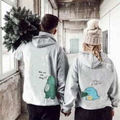 Yowein Matching Couples Hoodies,couple Cadeaux Pour Noël Couple Matching Comfy Hoodies Set Assorti Couple Chemises -Rose Magasin 71ghmds3PQL. AC UL1500