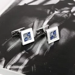 Banemi Studs Pour Tuxedo Shirt, Boutons De Manchette De Luxe En Acier Inoxydable Carré Ensembles Pour Dîner De Noël 1.5X1.5CM -Rose Magasin 71lEXIQ1ukL. AC UL1500