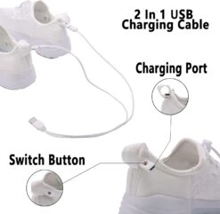 Chaussures YYXMS Fiber Optic Pour Garçons Filles Fouleurs éclairantes Pour Enfants Chaussures Clignotantes Avec Charge USB Pour Noël, Festivals, Halloween, Fête Du Nouvel An -Rose Magasin 71qcNDg1 QL. AC UL1500