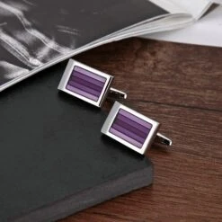 Manchette Liens Personnalisés, Boutons Couvertures Pour Tuxedo Chemise En Acier Inoxydable Rectangle Ensembles Pour Dîner De Noël 2X1.2CM -Rose Magasin 71rIYhgbVpL. AC UL1500