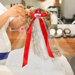 Kisangel Voiles De Noël Chapeau Court Avec Bowknot Snowman Bandeau Peigne Mini Couronne Dentelle Décor Mariée Noeud Partie Coiffe Mariage Arc-Cathédrale Noeud Bow-Knot Accessoires Fleur Voile Filles -Rose Magasin 71t0cIaDm2L. AC SL1500