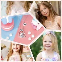 Licornes Cadeaux Pour Filles, 14K Or/Or Blanc/Rose Licorne Collier Pour Filles Initiale Licorne Bijoux Pour Enfants D'anniversaire Cadeaux Pour Filles Coloré CZ Bijoux De Noël Licorne Cadeaux Pour Filles Âge 6-8-10-12-16-18 -Rose Magasin 71tnZvwCcL. AC UL1500