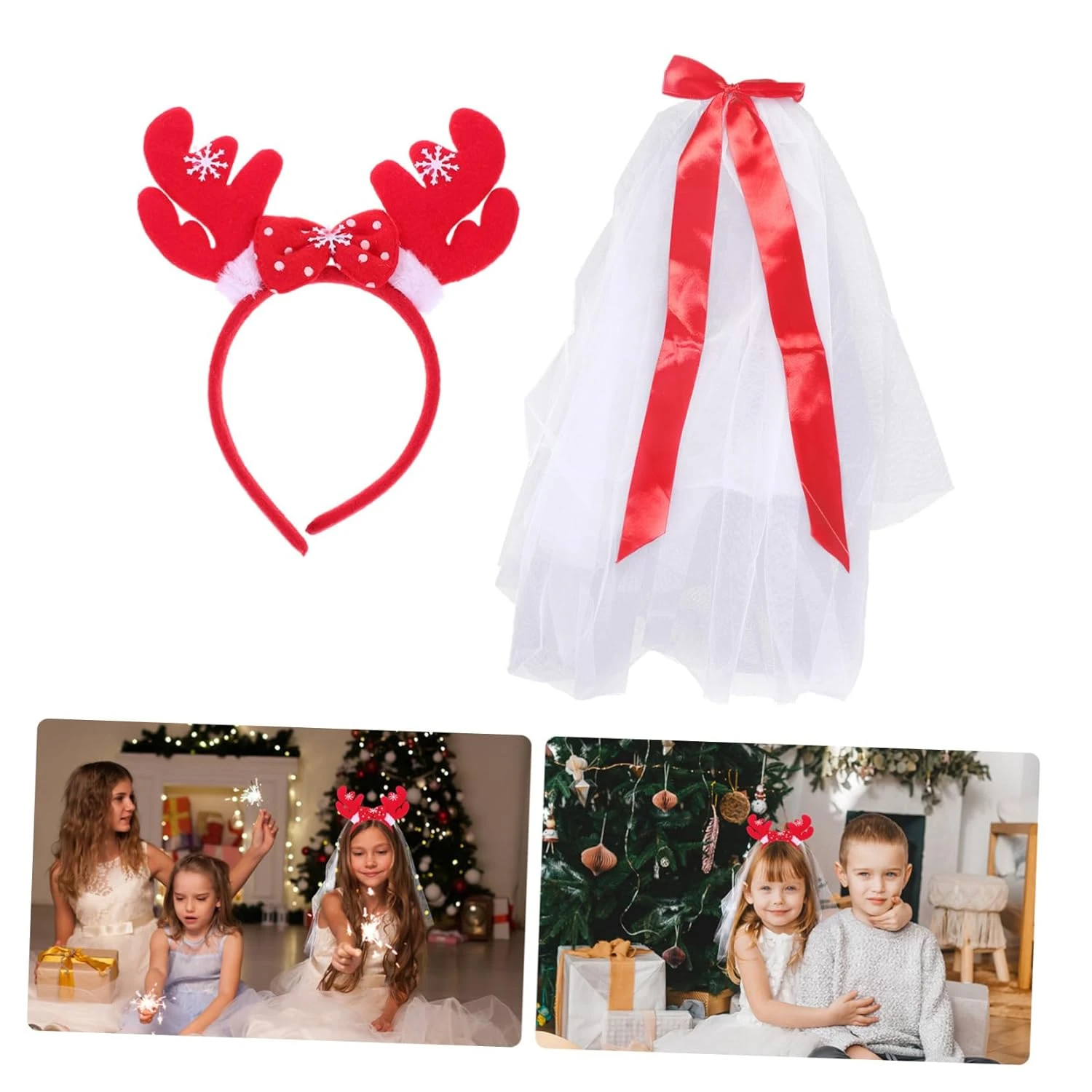 Beavorty 1 Set Voile Bow Bridal Veil Tiara Pour Filles Accessoire De Cheveux Pour Filles De Noël Bandeau De Mode Bandeau Renne Costume Coiffe Filles Voile Bandeau De Noël Voile Bow Coiffe 11 Beavorty 1 Set Voile Bow Bridal Veil Tiara Pour Filles Accessoire De Cheveux Pour Filles De Noël Bandeau De Mode Bandeau Renne Costume Coiffe Filles Voile Bandeau De Noël Voile Bow Coiffe – Image 9