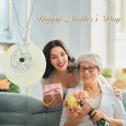 JKR Naturel Jade Collier Pour Femmes Sterling Argent Bonne Fortune/Phoenix/Butterfly/Shirt En Forme De Hetian Jade Pendentif Collier Pour Filles Maman D'anniversaire Cadeaux De Noël -Rose Magasin 71uZzy244lL. AC UL1500