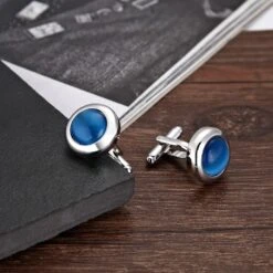 Banemi Boutons De Manchette Chemise Blanche, Argent 80S Collier En Acier Inoxydable Ronds Ensembles Pour Dîner De Noël 1.8X1.8CM -Rose Magasin 71wtvjgHwuL. AC UL1500