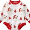 NLGToy Enfant Romper Garçons Noël Infantile Bébé Garçons Filles Bande Dessinée À Manches Longues Body Romper Noël Bébé Garçon 24 Mois -Rose Magasin 71y6tv0E3HL. AC UL1500