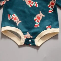 Vêtements Pour Enfants Noël Infantile Nouveau-né Bébé Garçons Filles À Manches Longues Mignon Bande Dessinée Patchwork Romper Body -Rose Magasin 811JS3POX8L. AC UL1500