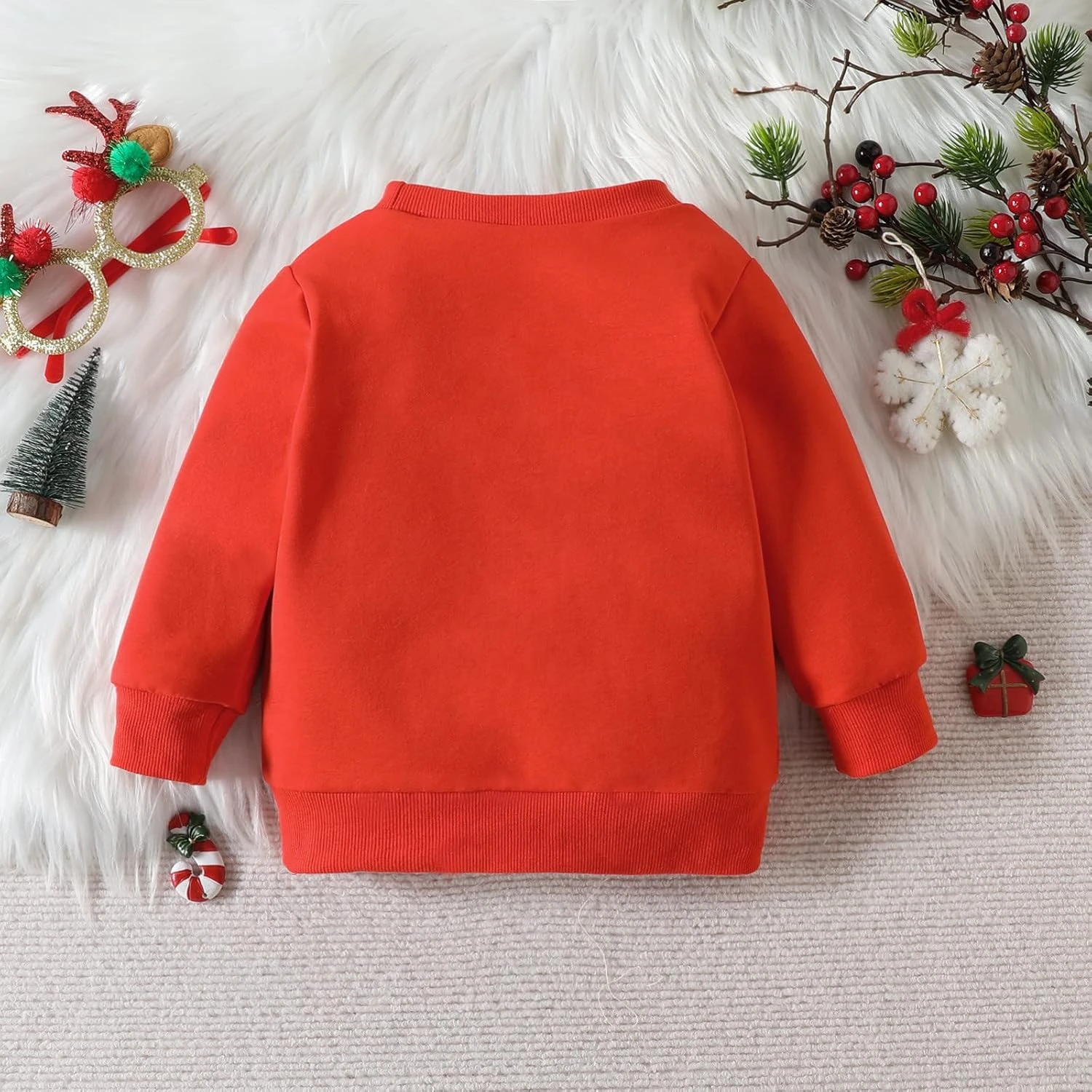 Sfdgfhyf Mignon Vêtements Pour Bébé Enfants Enfants Garçons Filles Enfant Lettre De Noël Imprimer À Manches Longues Sweat Pull 5 Sfdgfhyf Mignon Vêtements Pour Bébé Enfants Enfants Garçons Filles Enfant Lettre De Noël Imprimer À Manches Longues Sweat Pull – Image 3