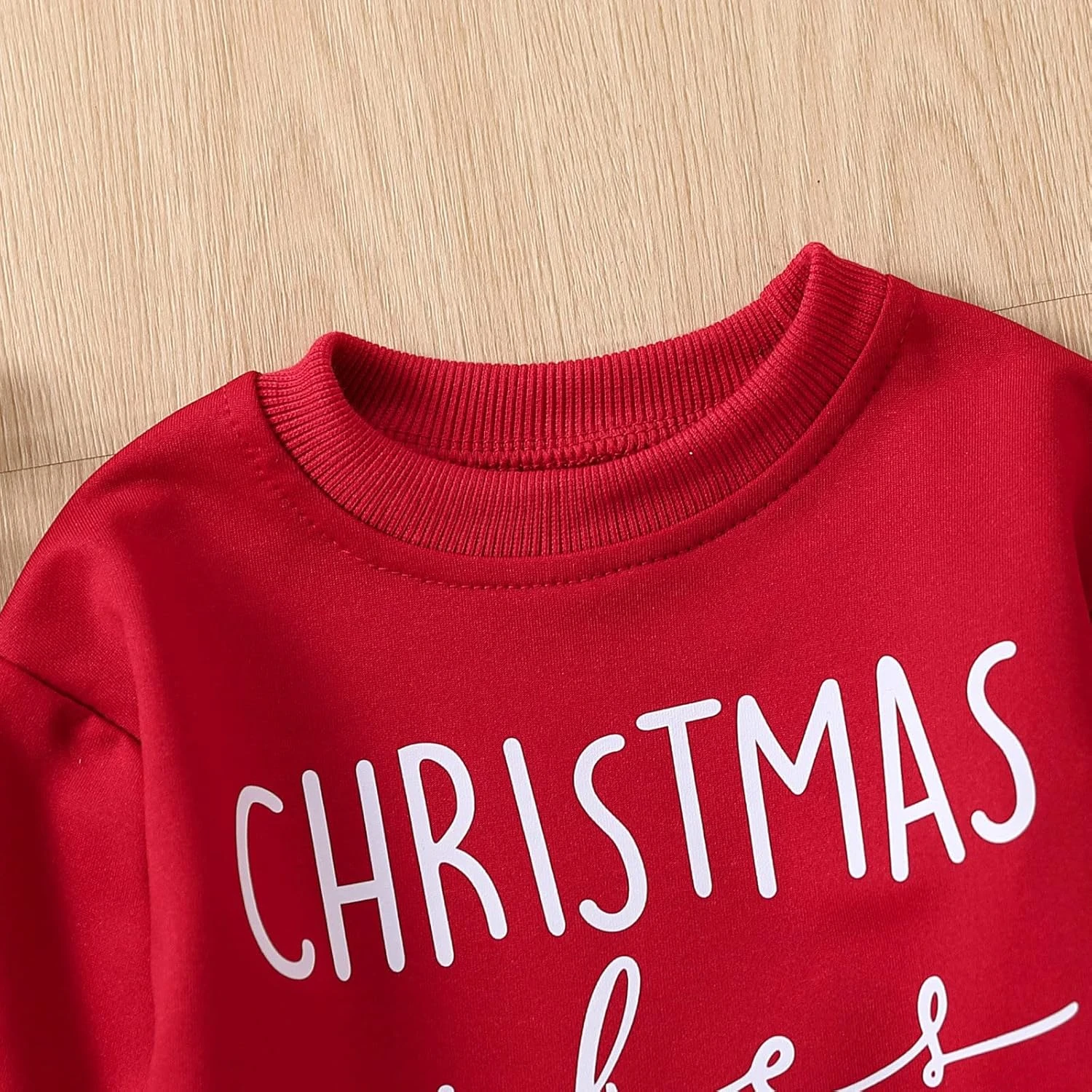 Infantile Costume Romper Noël Infantile Bébé Nouveau-né Garçons Filles Lettre Imprimer À Manches Longues Romper Body De Noël Outfit (Rouge, 12-18 Mois) 4 Infantile Costume Romper Noël Infantile Bébé Nouveau-né Garçons Filles Lettre Imprimer À Manches Longues Romper Body De Noël Outfit (Rouge, 12-18 Mois) – Image 2