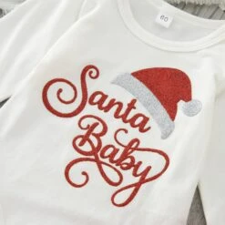 Fpoqbod Enfant Filles Noël Hiver À Manches Longues Chapeau Lettre Impressions Romper Bowknot Jupe Avec Bandeau 3PCS Tenues -Rose Magasin 819ECWA8a5L. AC UL1500