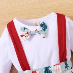 Sfdgfhyf 0 à 18 Mois Filles Vêtements Enfant Garçons De Noël Bébé Garçon Vêtements Bébé Chemise Romper Suspender Pantalon Ensemble -Rose Magasin 81B US7UuiL. AC UL1500