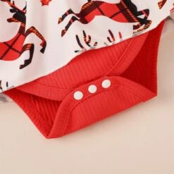 Nouveau-né Bébé Garçon Lapin Chapeau De Noël Jour Bébé Filles Garçons Mignon Côtelée Romper Robe À Manches Longues 18 Mois Bébé Fille -Rose Magasin 81BJWYdDR0L. AC UL1500