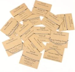 Bracelets De Code Morse Inspirants Encouragement Motivationnel Mémorial Cadeaux Uniques Chaîne Acier Inoxydable Friendship Bracelets D'argent Réglables Pour Femmes Hommes Enseignant Sœur Maman Fille Tante Adolescente Fête Des Mères Anniversaire Noël Graduation -Rose Magasin 81BUBgbf9oL. AC UL1500