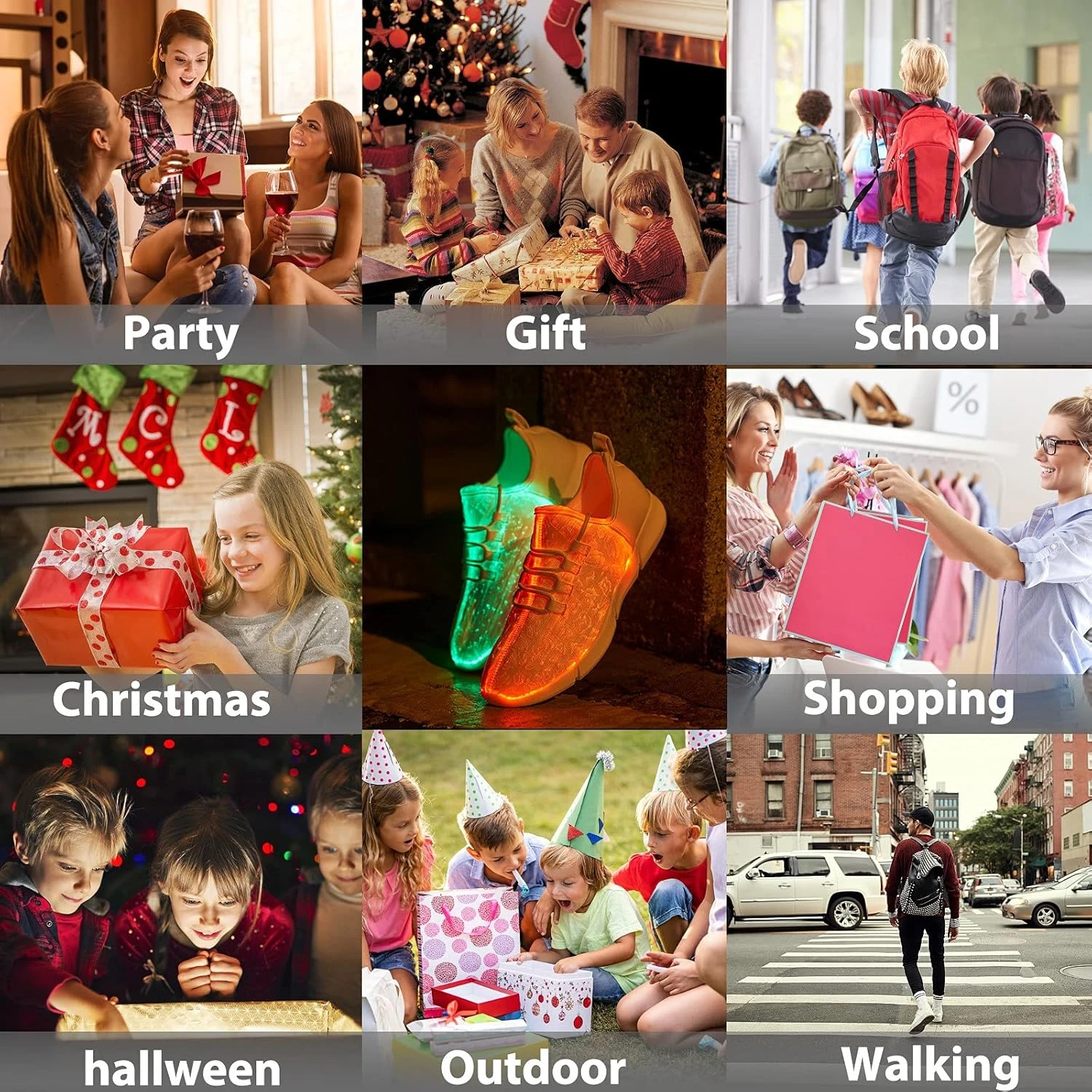 Chaussures à Fibre Optique LED PYYIQI Sneakers Lumineux Pour Femmes Hommes Baskets Lumineuses Sneakers Clignotants Pour Festivals, Noël, Halloween, Fête Du Nouvel An Avec Charge USB, Blanc 10 Chaussures à Fibre Optique LED PYYIQI Sneakers Lumineux Pour Femmes Hommes Baskets Lumineuses Sneakers Clignotants Pour Festivals, Noël, Halloween, Fête Du Nouvel An Avec Charge USB, Blanc – Image 8