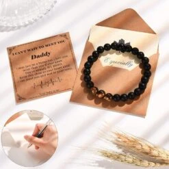 ACOGVN Cadeaux Pour Papa Bonus Papa Étape Papa Nouveau Papa Pour être Le Premier Mari De Papa -Journée Du Père Anniversaire Noël Fête De La Saint-Valentin Cadeaux Pour Lui Hommes -Rose Magasin 81D7A3cI7WL. AC UL1500