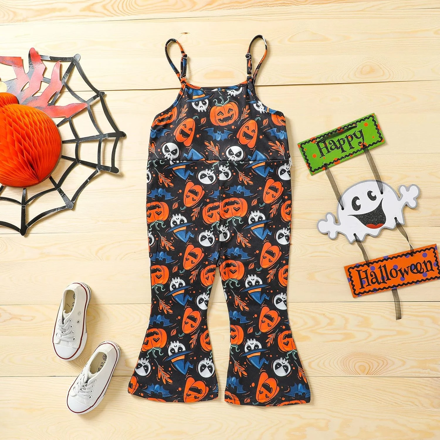 Bébé De Noël Tenues Garçons Enfants Enfant Bébé Enfants Filles Automne Halloween Imprimer Coton Sans Manches Longues 4 Bébé De Noël Tenues Garçons Enfants Enfant Bébé Enfants Filles Automne Halloween Imprimer Coton Sans Manches Longues – Image 2