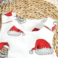 Bébé Garçon Romper Nouveau-né Infantile Bébé Filles Garçons Imprimer Noël Santa Automne Sans Manches Romper Combinaison Vêtements (Rouge, 12-18 Mois) -Rose Magasin 81HMMk3IHQL. AC SL1500