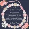 Bracelet Sam & Molly Pink Pearl Et Rhinestone Pour Little Girls Petite Fille Nièce Sweet Heart Charm Bracelet Pour Filles Anniversaire Noël Cadeaux De Pâques Pour Adolescente -Rose Magasin 81Mn weqaKL. AC UL1500