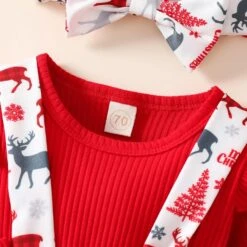 Mode Enfant Vêtements Nouveau-né Infantile Bébé Filles Coton Floral Automne Noël À Manches Longues Mignon Nouveau-nés Tenues -Rose Magasin 81Mvu5NOv3L. AC UL1500