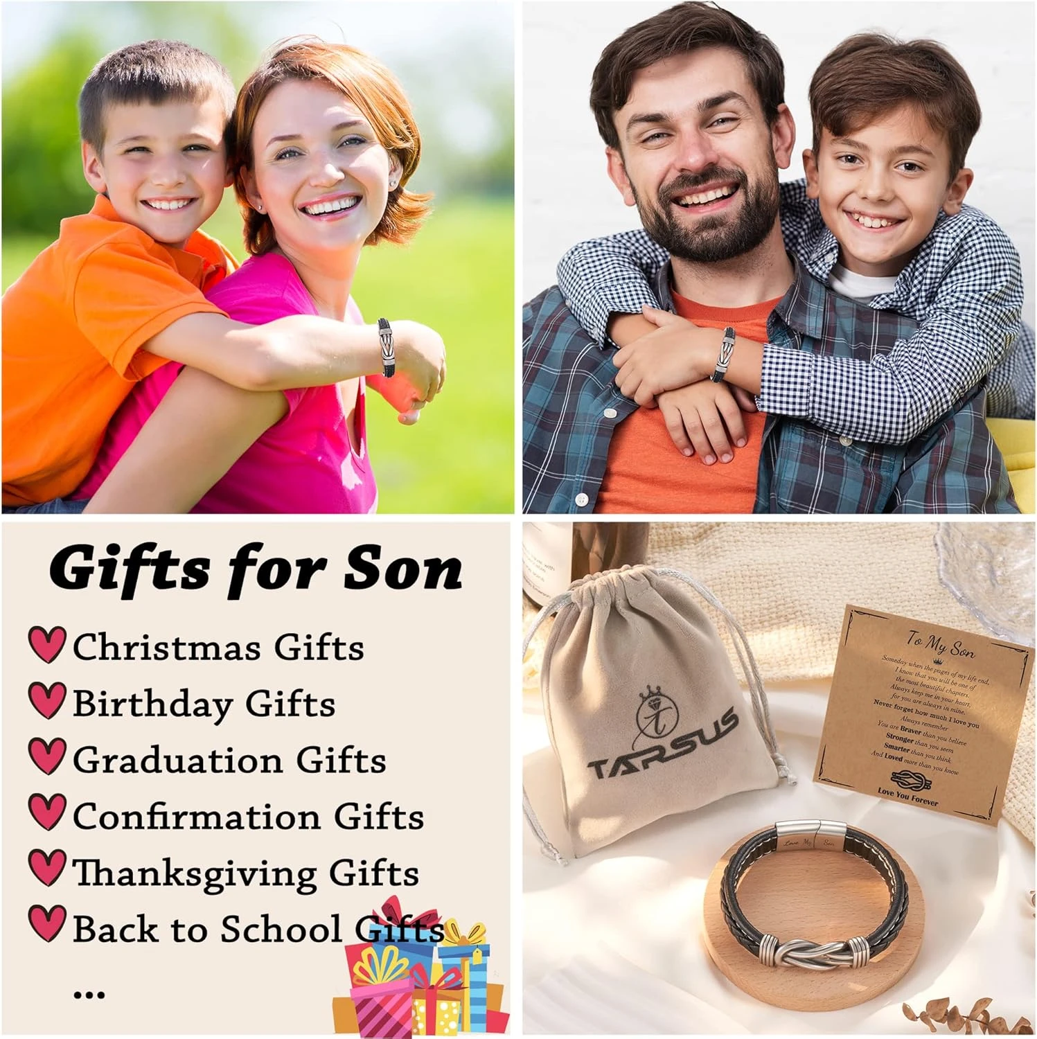 Bracelet En Tarse Pour Fils / Petit-fils / Neveu, Cadeaux Pour Adolescents Bracelet En Cuir Inspirant, Confirmation De Fin D'études Anniversaire Retour à L'école Cadeaux De Noël 8 Bracelet En Tarse Pour Fils / Petit-fils / Neveu, Cadeaux Pour Adolescents Bracelet En Cuir Inspirant, Confirmation De Fin D'études Anniversaire Retour à L'école Cadeaux De Noël – Image 6