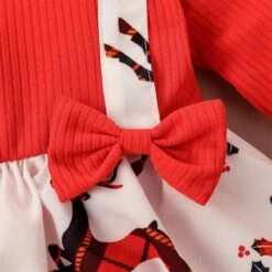 Nouveau-né Bébé Garçon Lapin Chapeau De Noël Jour Bébé Filles Garçons Mignon Côtelée Romper Robe À Manches Longues 18 Mois Bébé Fille -Rose Magasin 81RNZhWv42L. AC UL1500