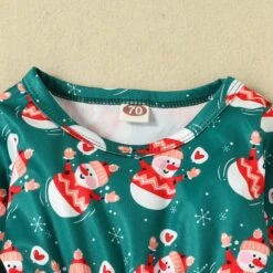 Tricoter Bébé Vêtements Nouveau-né Infantile Bébé Filles Garçons Automne À Manches Longues Noël Bonhomme De Neige Bébé Fille Tenues Avec Jambe -Rose Magasin 81SnLMgIeTL. AC UL1500