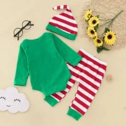 Sfdgfhyf Party Girls Tenues Ensemble Garçons De Noël Hiver À Manches Longues Lettre Impressions Romper Rayé Pantalon Avec Chapeau -Rose Magasin 81WFNQB9PKL. AC UL1500