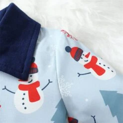 NLGToy Bébé Garçon Romper Combinaison Enfant Enfants Filles Garçons Infantile Mignon Noël Bonhomme De Neige Imprime Romper Combinaison Chiffons (Blue, 9-12 Mois) -Rose Magasin 81XzNN6cJkL. AC SL1500