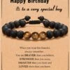 INGENT EUX Bracelet En Pierre Naturelle Pour Hommes, Garçons, Petit Ami, Mari, Homme, Compagnon D'âme, Papa, Fils, Grand-père, Petit-fils, Papa Bonus, Oncle, Frère, Neveu - Anniversaire Graduation Anniversaire Fête Des Pères Cadeau De Noël Pour Lui -Rose Magasin 81Y7Cp2QNL. AC UL1500