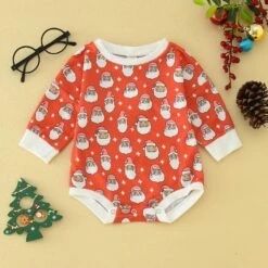 NLGToy Bébé Vêtements Fille Infantile Garçons Filles À Manches Longues Noël Santa Imprimé Romper Body Bébé Garçon Vêtements -Rose Magasin 81Y81sW0ZOL. AC UL1500
