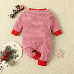 NLGToy Garçons Tenues Infantile Garçons Filles À Manches Longues De Noël Romper Rayé Deer Imprimé Combinaison Enfant Fille D'été -Rose Magasin 81ZNl89ee3L. AC UL1500