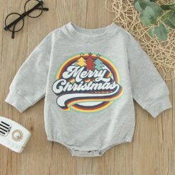 Enfant Combinaison Nouveau-né Infantile Bébé Filles Garçons Imprimer Automne Noël À Manches Longues Romper 18 Mois Garçon Vêtements -Rose Magasin 81bbb3N4L2L. AC UL1500