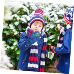 TENDYCOCO 1 Paire Enfants Chaud Gants Vélo Gants Pour Tricot Gants Filles Gant Neige Gants De Noël Chaud Gants Bébé Chaud Gants Ski Gants Enfants Ski Gants -Rose Magasin 81dCZyocrrL. AC SL1500