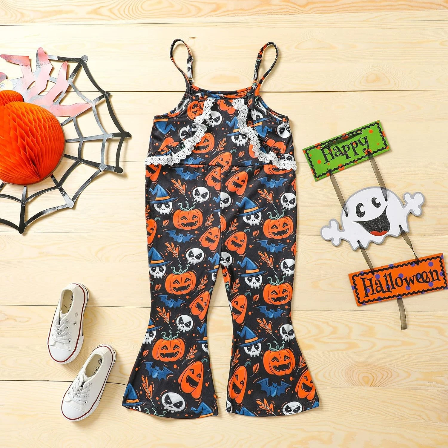 Bébé De Noël Tenues Garçons Enfants Enfant Bébé Enfants Filles Automne Halloween Imprimer Coton Sans Manches Longues 6 Bébé De Noël Tenues Garçons Enfants Enfant Bébé Enfants Filles Automne Halloween Imprimer Coton Sans Manches Longues – Image 4