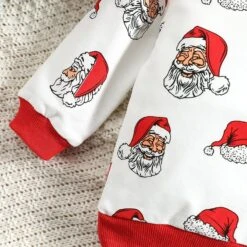 Enfants Tenue Nouveau-né Bébé Filles Garçons Père Noël Imprimer Noël Automne Sweat à Manches Longues Pantalon -Rose Magasin 81i0niDUtEL. AC UL1500