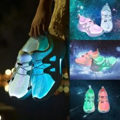 Chaussures LED PYYIQI Fibre Optic Pour Enfants Sneakers De Sport Pour Garçons Filles Chaussures De Danse Clignotantes Pour Festivals, Noël, Halloween, Fête Du Nouvel An Avec Charge USB -Rose Magasin 81j0AIZJHhL. AC UL1500