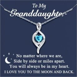 UPROMI Cadeaux Petite-fille, Collier Petite-fille, Cadeaux D'anniversaire De Noël Pour Les Adolescents Filles Femmes Bijoux Petite-fille