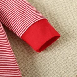 NLGToy Garçons Tenues Infantile Garçons Filles À Manches Longues De Noël Romper Rayé Deer Imprimé Combinaison Enfant Fille D'été -Rose Magasin 81l2DrkH5L. AC UL1500