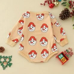 Fille Vêtements Infantile Garçons Filles À Manches Longues Dessin Animé Noël Santa Imprimé Romper Tops Maman Bébé Vêtements 11 Fille Vêtements Infantile Garçons Filles À Manches Longues Dessin Animé Noël Santa Imprimé Romper Tops Maman Bébé Vêtements -Rose Magasin 81pRWHEJpmL. AC UL1500