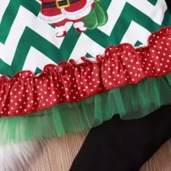 EnJoCho Mignon Enfant Vêtements Enfants Enfant Bébé Filles Automne Hiver Noël Imprimer Coton À Manches Longues Ruffle Tops Pantalon -Rose Magasin 81pjvaLR DL. AC UL1500