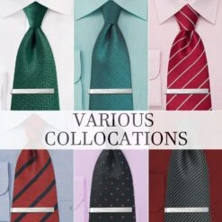 2,5 Pinces à Cravate Pour Cravate Pour Homme ( 3 '' - 3,25 '' ) Dans La Boîte Cadeau, Tie Bar & Broches Set Pour Cravate Plus Grande Largeur En Noir Rouge Blanc Bleu, Convient Pour L'anniversaire De Mariage Fête De Noël De La Saint-Valentin -Rose Magasin 81qKgmhj3L. AC UL1500